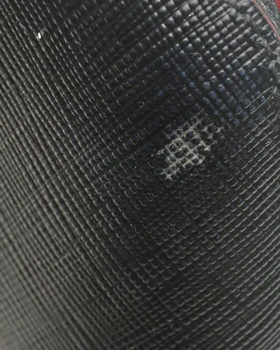 Pre-owned Prada Saffiano Backpack In Black