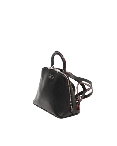 Pre-owned Prada Saffiano Backpack In Black