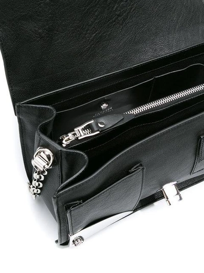 Shop Versace Stardvst Shoulder Bag In Black