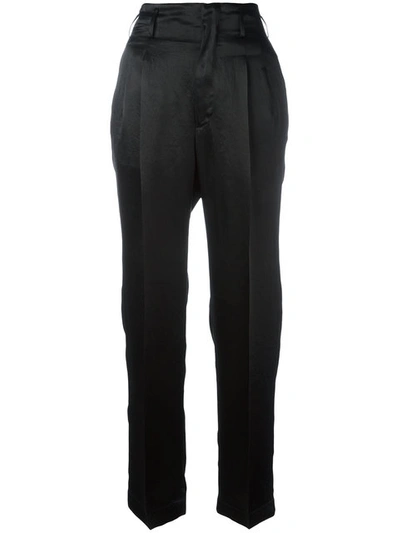 Golden Goose Acetate Trousers In Black