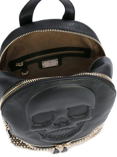 Shop Philipp Plein Studded Skull Backpack