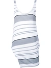 STELLA MCCARTNEY STRIPED ASYMMETRIC TOP,464868S178011981642