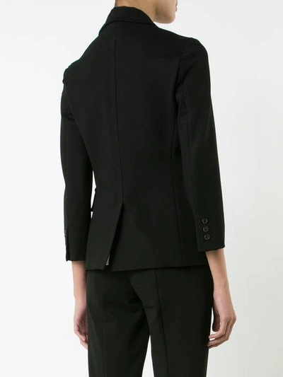 Shop Derek Lam Cara Single Button Blazer In Black