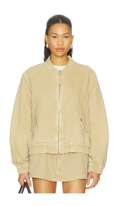 Rolla's Dune Bomber Jacket In Tan