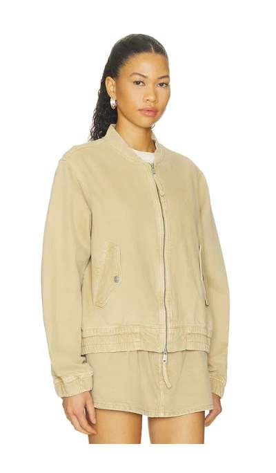Rolla's Dune Bomber Jacket In Tan