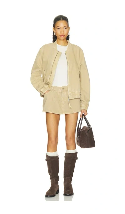 Rolla's Dune Bomber Jacket In Tan