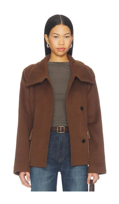 Samsoe & Samsoe Sagia Jacket In Brown
