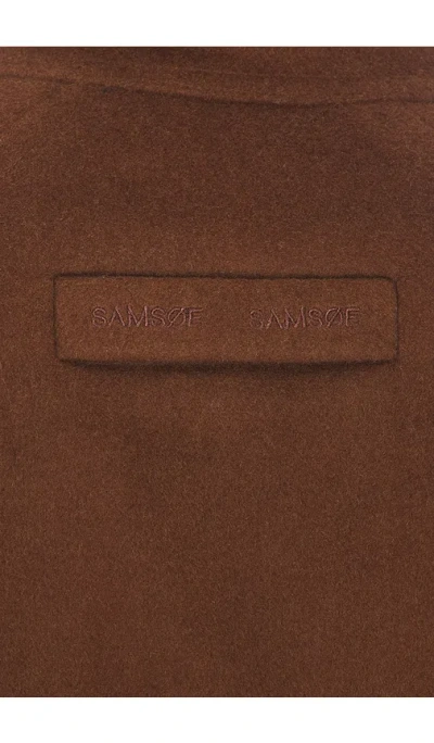 Samsoe & Samsoe Sagia Jacket In Brown
