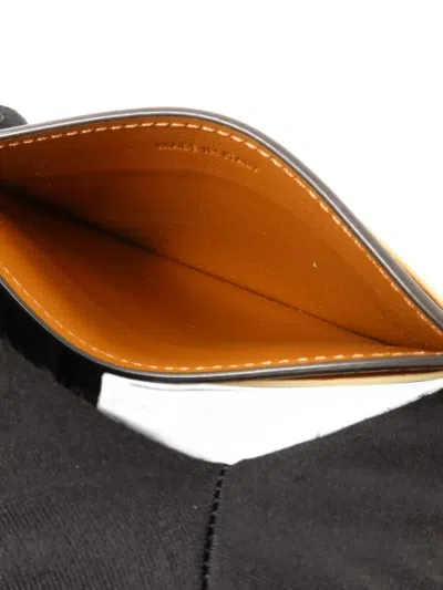 Pre-owned Celine Triomphe Card Case In Neutrals