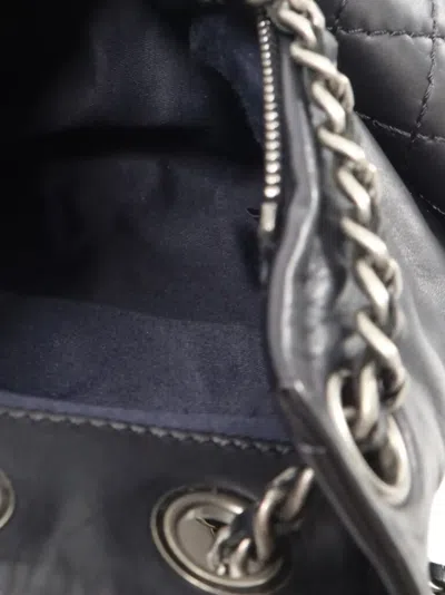 Pre-owned Chanel Mini Cc Multi-pockets Backpack In Black