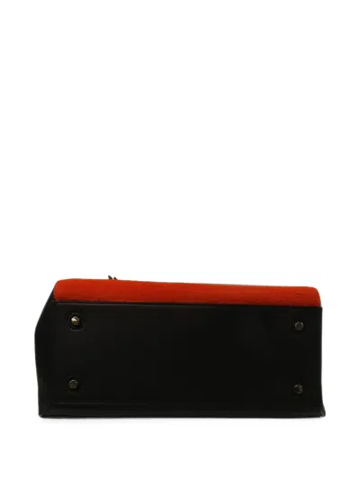 Pre-owned Celine Medium Edge Shoulder Bag In Black