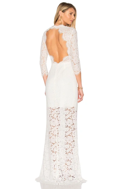 Shop Rachel Zoe All Over Lace Gown In White