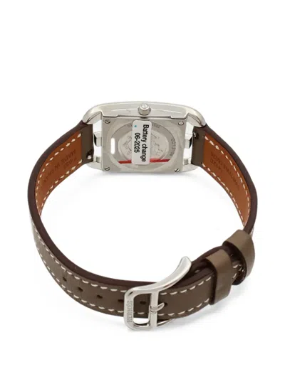 Pre-owned Hermes Cape Cod 33mm Watch In White
