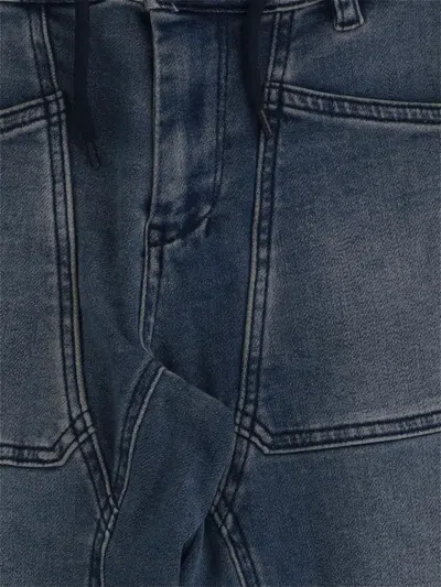 Diesel Elasticated-ankle Jeans In Blue