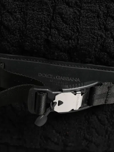 Dolce & Gabbana Cable-knit Backpack In Pattern