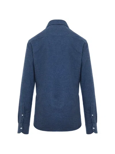 Sonrisa Check-pattern Shirt In Blue