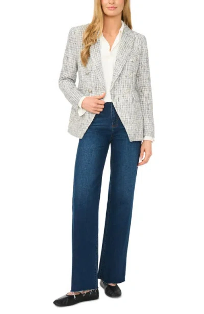 Halogen ® Double Breasted Tweed Blazer In Multi