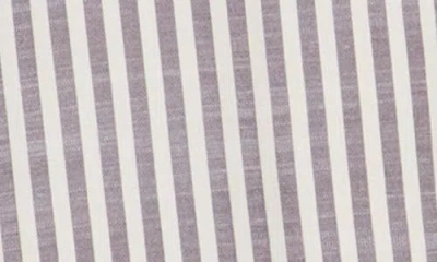 Max Studio Striped Long Sleeve Button Front Shirt In Multi
