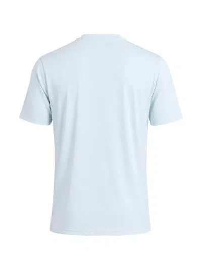 Slam Perforated-texture T-shirt In Blue