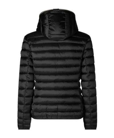 Save The Duck Olly Basic Hooded Basic Jacket In Black
