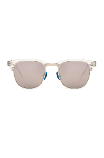 Westward Leaning Vanguard Sunglasses In Crystal Shiny Acetate