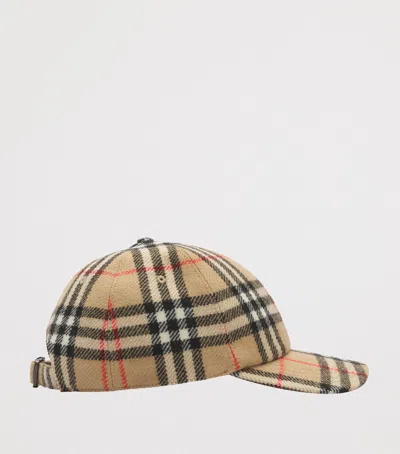 Burberry Classic Check Mini Bucket Hat For Women In Beige