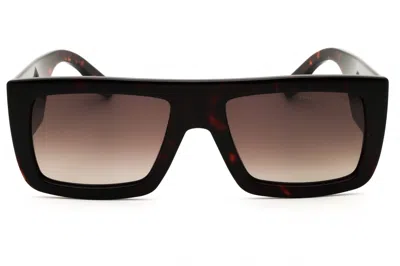 Marc Jacobs Rectangle-frame Sunglasses In Dark Havana/brown Sf