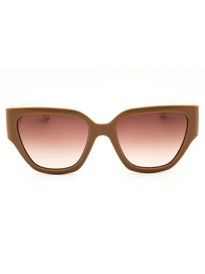Marc Jacobs Cat-eye-frame Sunglasses In 010a Ha - Beige Brown/brown Gradient