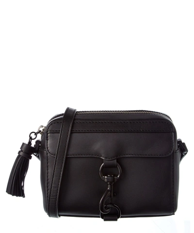 Rebecca Minkoff Mab Leather Camera Bag In Black