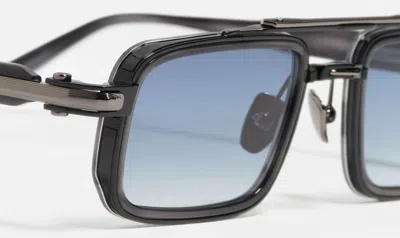 John Dalia Danec426 Rectangle-frame Sunglasses In Blue