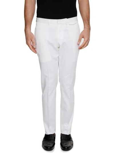 Z Zegna Formal Trousers In White Sld|bianco