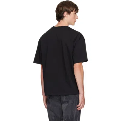 Amiri Oversized Fit Hollywood Script Tee In Black
