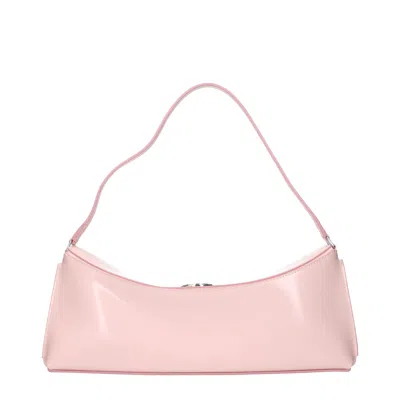 Jacquemus Leather Shoulder Bag In Pink