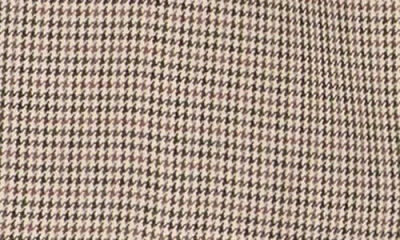 Max Studio Plaid One Button Fitted Blazer In Pink