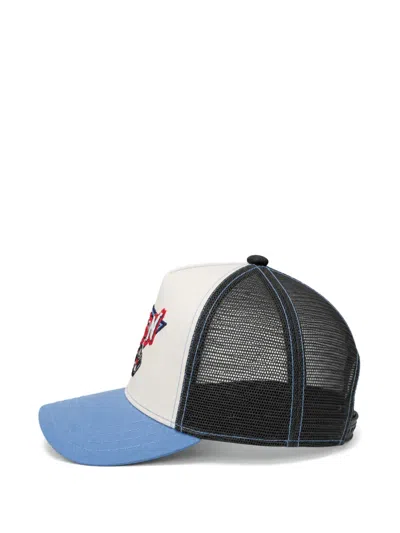 Stetson Logo-patch Mesh-panel Cap In Multi