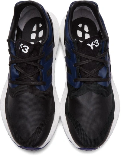 Shop Y-3 Black Pure Boost Sneakers