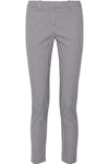 ALTUZARRA Henri gingham cotton-blend skinny pants