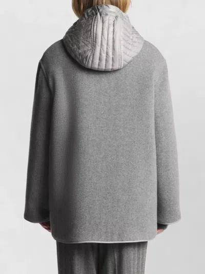 Fay Oversized Coat In Gray