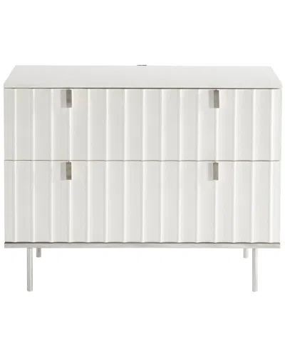 Bernhardt Modulum 2-drawer Nightstand In White