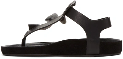 Shop Isabel Marant Black Leakey Sandals
