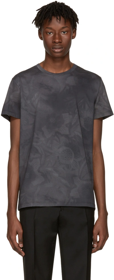 Jil Sander Grey Flower T-shirt