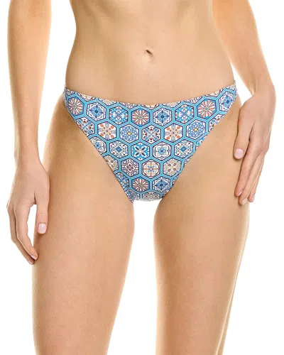 Solid & Striped The Tati Printed Bikini Bottom In Transparent