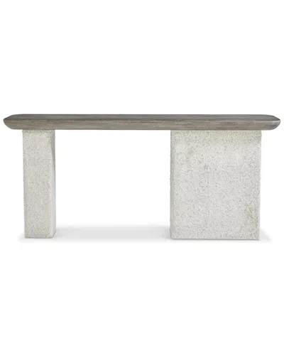 Bernhardt Monolith Console Table In Gray