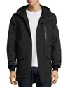 CANADA GOOSE SELWYN QUILTED PUFFER COAT, BLACK