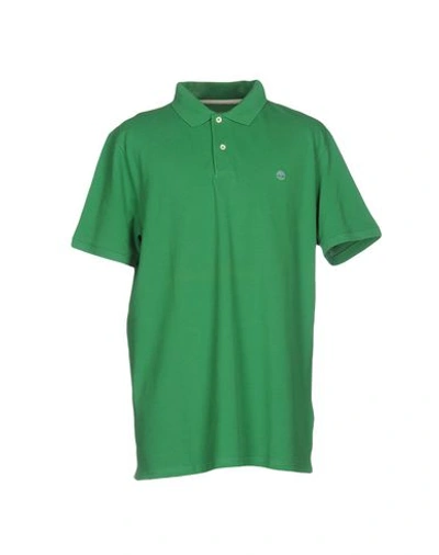 Timberland Polo Shirts In Green