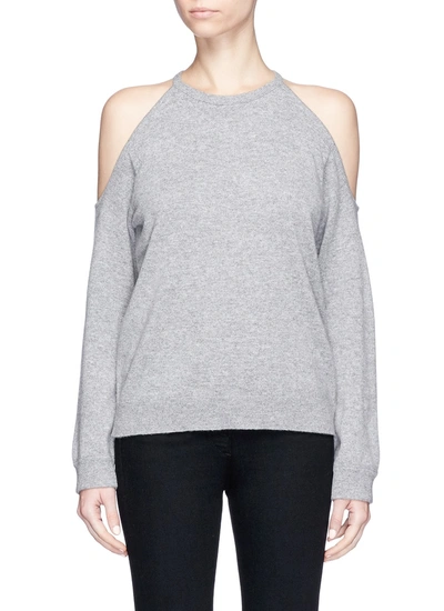 Theory 'toleema B' Cold Shoulder Cashmere Sweater