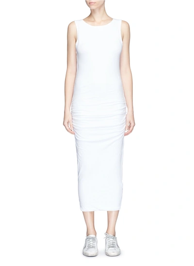 James Perse 'skinny Tank' Ruched Side Jersey Dress