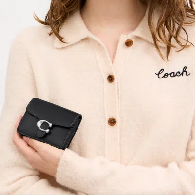 Coach Tabby Card Case In Black
