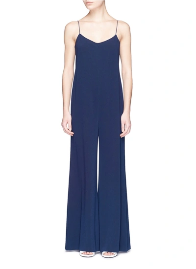 Theory 'binx' Wide Leg Crepe Camisole Jumpsuit