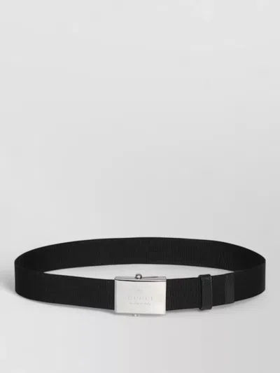 Gucci Belt With Rectangular Buckle In Red